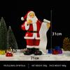 Venda imperdível de bonecos de Papai Noel, enfeites de chapéu de Natal, decorações de Natal, arranjo de atmosfera de resina para presente