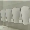 Protetor de respingos para vaso sanitário e mictório Divisória para banheiro público Divisória de parede para lavatório Divisória para vaso sanitário agachado