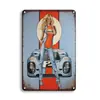 Placa Decorativa de Alumínio Estilo Industrial Bar Garagem Restaurante Casa Criativa Personalizada Pintura para Pendurar na Parede