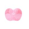 Almofada de escova de silicone para limpeza de maquiagem Almofada de maçã com ventosa Almofada de limpeza de beleza Escova de silicone Artefato Escova de maquiagem