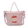 Fornecimento Exclusivo Transfronteiriço de Mini Bolsas Transversais Leves, Bolsas Femininas Personalizadas de Desenho Animado, Podem Ser Impressas com Texto e Logo
