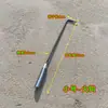 Pinça de Fogo Espessa Pinça de Carvão em Favo de Mel Pinça de Lixo Pinça de Carvão para Churrasqueira Pinça de Lixo de Cabeça Plana Ferramenta de Pegar Pinça de Fogo Antiga
