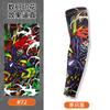 Manga de Tatuaje para Brazo Transfronteriza Hombres Sin Costuras Tatuaje Artificial Protección Solar Brazo Montar Hielo Manga de Tatuaje Mangas de Tatuaje