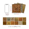 Papel Pintado Autoadhesivo Creativo Meiji Dormitorio Autoadhesivo Cocina Impermeable a Prueba de Aceite Pegatinas de Pared de Espuma Azulejos Decorativos Transfronterizos