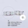 Acero de titanio 316L bañado en oro Opal arete para cartílago del oído color AB combinación de colores coloridos aretes de ópalo aretes de piedra lunar arete