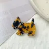 Nova Presilha de Cabelo Acetato com Filhote de Strass para Mulheres 2025 Nova Fofa Clipe para Franja Lateral Clipe Bico de Pato Clipe Lateral Acessórios de Cabelo
