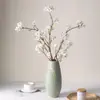 Galhos de Flor de Pera Artificial, Flores, Flores de Macieira Ornamental, Decoração de Casa, Vaso, Flores Secas, Materiais para Arranjo de Flores, Enfeites, Flores Artificiais