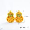 Color duradero no se desvanece oro arena aceite gota esmalte calabaza hueca colgante joyería DIY pulsera accesorios femenino Calabaza Folu