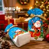 Novas Sacolas de Doces de Natal Transfronteiriças, Sacolas para Embalagem de Presentes de Confeitaria, Sacolas com Cordão de Fita, Sacolas com Cordão de Orelha de Coelho de Maçã