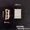 Fivela de Rodapé de PVC Fixação Piso de Madeira Acessórios Plásticos Clipes Linha de Canto Fibra de Madeira de Bambu Fivelas de Linha de Piso