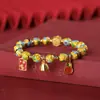 Pulsera de cloisonné gris fragante de Pekín, pulsera de esmalte cloisonné, pulsera bulliciosa de esmalte de color para pareja, novias, flores, regalo para hombres y mujeres