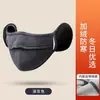 Máscara Quente para Outono e Inverno com Protetores Auriculares Forrados de Lã Feminina 3D Estéreo Proteção Auricular Duas em Uma para Ciclismo ao Ar Livre Máscara à Prova de Vento e Frio para Homens