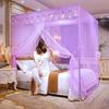 Mosquiteiro para Uso Doméstico, Porta Única, Cama de 1,5m, Modelo 2025, Suporte de Chão Espessado e Reforçado, Estilo Palácio, Malha Criptografada de 1,0m, 1,8m