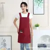 Delantal Universal Repelente al Agua Cocina Doméstica Repelente al Aceite Antiincrustante Chaleco con Logo Estampado Cintura Impermeable para el Hogar