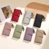 Nuevo Bolso de Mujer de Comercio Exterior Otoño con Patrón de Lichi Largo, Doble Cremallera, Múltiples Ranuras para Tarjetas, Billetera con Monedero