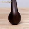 Cubo de madera de cobre de doble propósito, pipa seca de madera tallada a mano, pipa de tabaco, pipa de ébano curvada, pipa de madera maciza