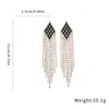 Brincos redondos geométricos europeus e americanos de moda transfronteiriça cravejados com diamantes, elegantes e sofisticados, brincos statement versáteis e únicos