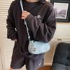 Comercio Exterior Estilo Coreano Bolso de Axila para Mujer 2025 Nuevo Nicho Plisado para Viaje Bolso Cruzado Versátil Moderno Simple Bolso de Hombro