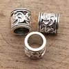 9.7X9.6X9.6Mm, Diámetro del Agujero Aproximadamente 6.8mm, 1.6g, Multicolor, Cuentas Espaciadoras Grandes con Agujero en Forma de Espiral