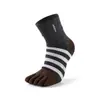 Calcetines Transpirables para Correr Meikan de Media Pantorrilla con Dedos Separados para Mujer, Calcetines de Cinco Dedos para Fitness y Deportes, Calcetines Cortos con Cinco Dedos