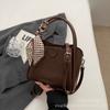 Cesta de Legumes Retro Maillard Portátil para Mulheres, Nova Moda Tendência Outono e Inverno 2026, Bolsa Balde Versátil Transversal