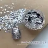 Arte de uñas pop purpurina lentejuelas color caramelo duro de fruta 2025 nuevo parche blanco para uña del pie decoración de uñas
