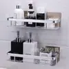 Estante de Almacenamiento de Pared para Baño sin Taladro Estante de Almacenamiento de Pared para Inodoro Lavabo de Baño