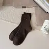 Calcetines de Lunares para Mujer para Otoño e Invierno con Lazo Calcetines Dulces de Media Pantorrilla con Volantes Estilo Academia Japonesa Calcetines de Algodón Transpirables Sin Costuras