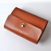 Bolso de tarjeta de órgano de cuero de vaca de moda clásica de fábrica, bolso de tarjeta de múltiples tarjetas pequeño de gran capacidad, juego de tarjetas de presentación y tarjetas de crédito