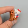 Comércio Exterior Atacado Desenho Animado Boneca Gashapon Versão Mini Pequeno Gato Kt Capa de Celular Creme Cola DIY Material Acessórios
