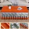 Juego de Fundas para Mesa de Centro sin Lavado para Sala de Estar, Mantel Rectangular a Prueba de Polvo de Cobertura Total para Mesa de Centro, Mantel Impermeable y a Prueba de Aceite para Gabinete de TV y Mesa de Comedor