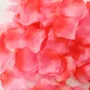 Simulación pétalos de rosa no tejidos cumpleaños Día de San Valentín confesión fabricación romántica habitación de boda esparcir a mano flores disposición decorativa
