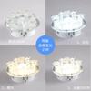 Luz de Pasillo de Cristal Luz de Pasillo Downlight Foco Pequeño para Entrada Hogareño Empotrado Nuevo Modelo 2026 LED Atenuación de Tres Colores