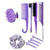 Peine de masaje capilar al por mayor peine para peinar el cabello clip de posicionamiento para el cabello anillo para el cabello peine de dientes grandes traje