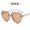 Nuevas Gafas de Sol Infantiles con Dibujo de Abejita Brillante Anti-UV Modernas Color Caramelo Gradiente Corazón Gafas de Sol