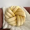 Almofadas Decorativas Feitas Sob Medida da Fábrica de Origem, Almofada de Sofá em Forma de Bola com Nó de Três Fios Estilo Ins, Almofada de Assento Estilo Nórdico