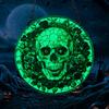 YGTYU520 Transfronterizo Luminoso Halloween Acrílico Listado Halloween Calavera Luminosa Listado Decoración
