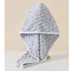 Nuevo Gorro Secador de Pelo de Nube Doble Espesor Absorbente de Agua Secado Rápido Sin Pelo Chicas Ins Alto Valor Estudiante Toalla Secadora de Pelo