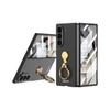 Funda para teléfono móvil Samsung Galaxy Z Fold6 ultrafina aplicable transfronteriza, funda protectora plegable con hebilla de anillo de tres ejes de moda