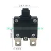 Protector contra sobrecarga y sobrecorriente pequeño miniatura Disyuntor Mini Interruptor de protección contra sobrecarga para regleta enchufable PDU