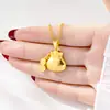 Nuevo Colgante de Oro Arena Vietnamita, Bolsa de la Suerte de Lujo Ligero y de Gama Alta, Estilo Palacio para Mujer, Joyería Duradera al por Mayor