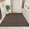 Alfombra de PVC con Doble Raya Centro Comercial Hotel Oficina Uso Doméstico Resistente al Desgaste Raspador de Barro Felpudo Antideslizante Área Grande Cobertura Total Venta al por Mayor