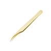 Pinzas para Pestañas Postizas al Mayoreo Pinzas para Injerto Clip para Pestañas Clip de Pluma Dorado Pinzas para Pestañas Pinzas de Alta Precisión para Injerto de Pestañas