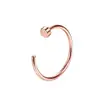 Argola Falsa para Nariz Básica com Diâmetro Interno de 8mm Aço Inoxidável Multicor em Formato de C Stud Falso para Nariz Não Perfurado Argola para Nariz Clipe de Orelha Clipe para Lábio Joia para Piercing