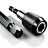 Yun Bei 3 piezas mango hexagonal tapa negra liberación rápida autoblocante varilla larga varilla de conversión para taladro eléctrico destornillador varilla de lote varilla de conexión