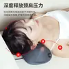 Masajeador Lumbar Almohada de Masaje para Columna Cervical Masajeador de Silla Almohada para Respaldo Soporte Lumbar Calefacción Calmante Fisioterapia