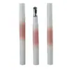 Outlet de fábrica 1.5g Brillo de labios degradado Pluma giratoria Cabezal metálico personalizado Esencia para labios Aceite para labios Tubo de brillo de labios
