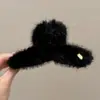 Presilha de cabelo floral elegante com toque de luxo, novo modelo 2026 pinça tubarão, popular entre celebridades da internet, adequada para cabelos grossos, presilha de cabelo de acrílico