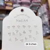 Acessórios para Unhas Aurora Mini Laço Laço Flutuante Decoração de Unha Conjunto de Diamantes Caixa Brincos Atacado Capa de Celular