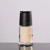 Molinillo de Pimienta Manual de Acero Inoxidable para el Hogar Botella Molinillo de Vidrio Molienda Pimienta en Polvo Suministros de Cocina botella para condimentos
